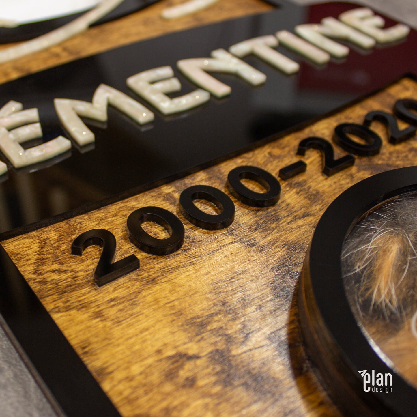 Plaque souvenir personnalisée pour chiens et chats